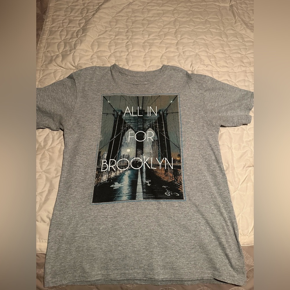 H&M Gray Graphic Tee - All In For Brooklyn